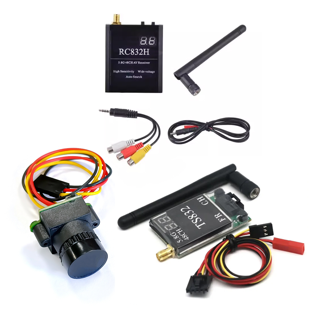 Drone Cinematic - TS832 Receiver +RC832 +1000TVL camera 48CH