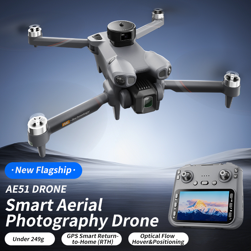 Drone Multispectral - GPS Dron intelligent fixed-point 4.5-inch screen