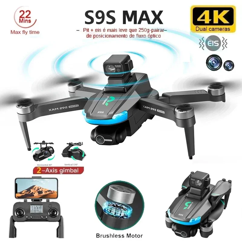 NEW S9S MAX MINI Drone 4K 2-Ax - Drone Mapping review and price