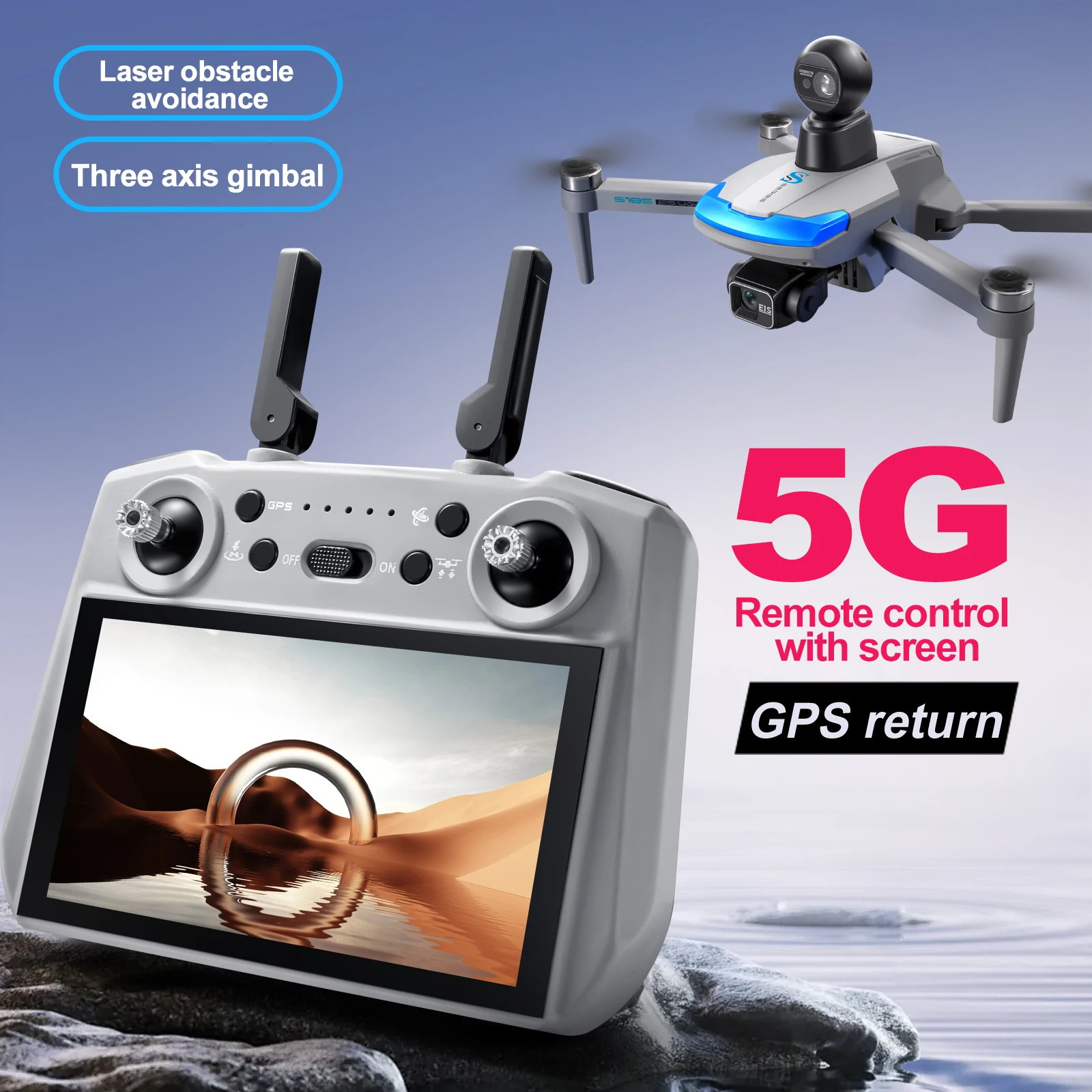 S185 Professional Drone 2.7K H - Drone Multispectral review and price