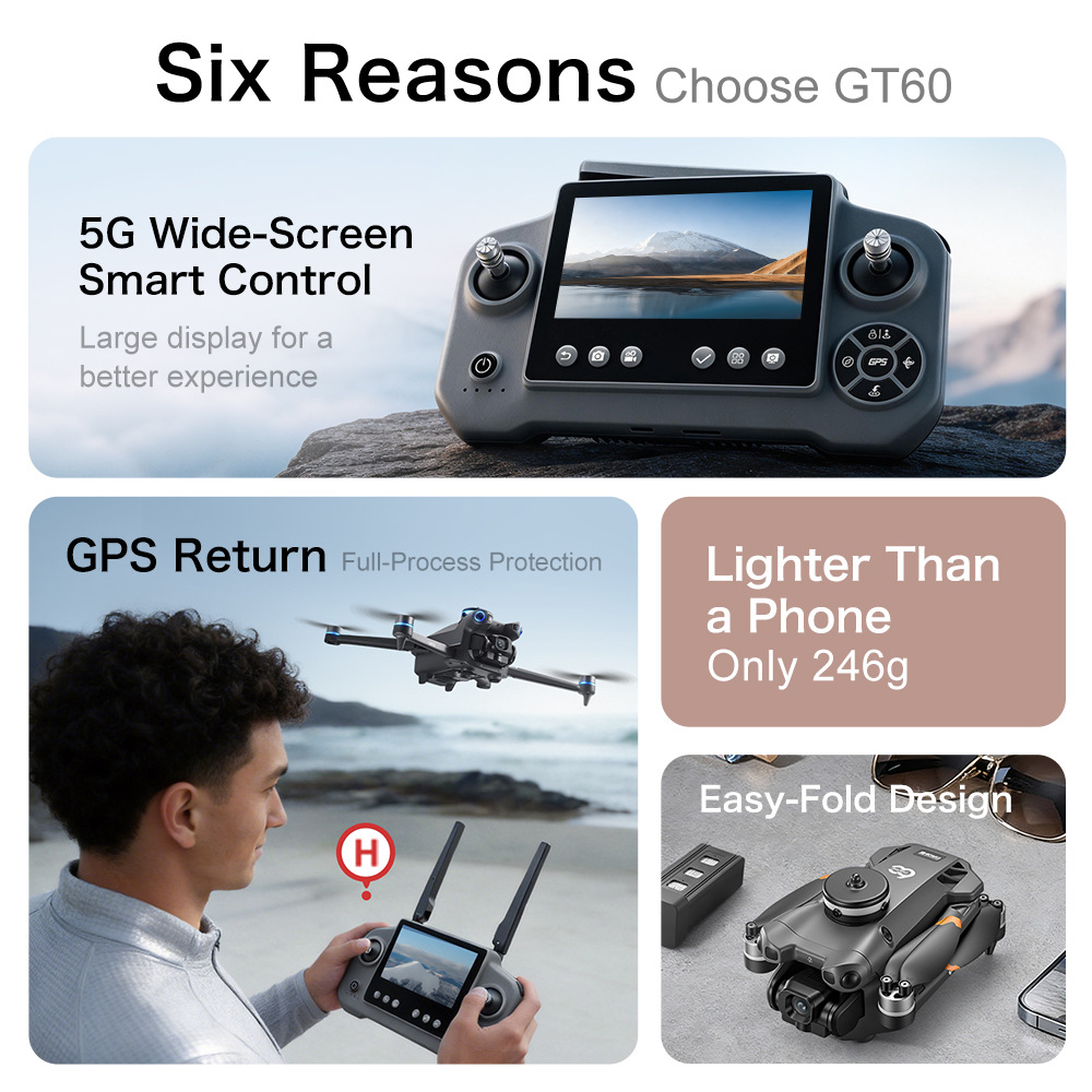 New GT60 GPS Drone High Defini - Drone Multispectral review and price