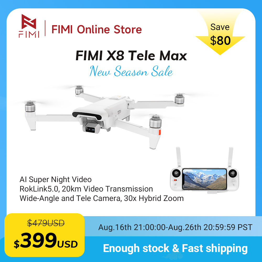 FIMI X8 Tele Max Drone 4K Prof - Drone Multispectral review and price